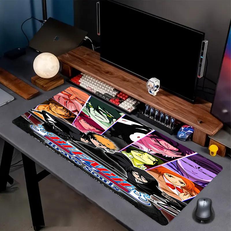 BLEACH Print Mauspads, Anti-Rutsch Desktop Tastaturmatte, für PC Laptop Gaming Arbeiten Tägliche Nutzung, Cooles Festival Überraschungsgeschenk