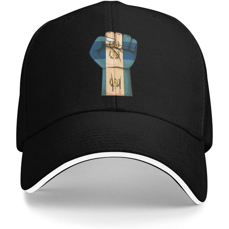 Guatemala Flag Fist Raised Power Baseball Cap Unisex Adult Adjustable Casual Sun Protection