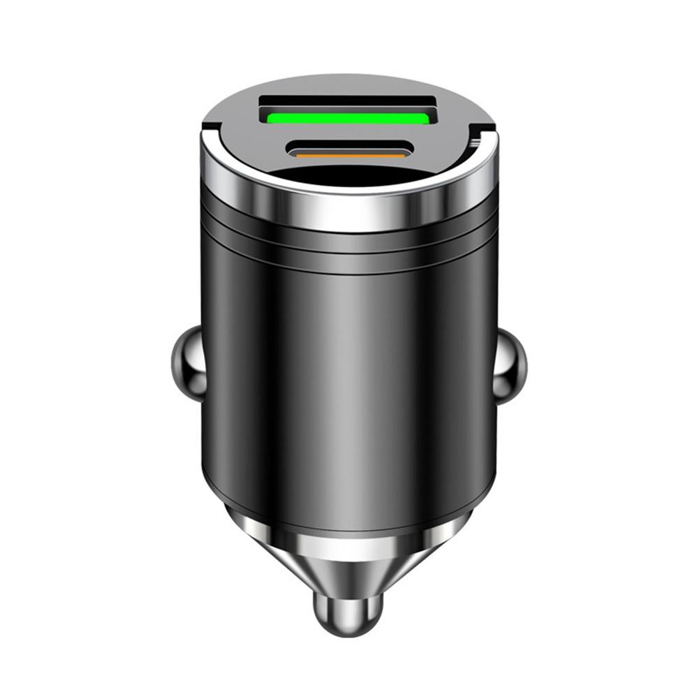 

Dual USB Charger Fast Charging Adapter Mini Car Charger Built-in Management Chip A