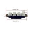 Convenient Piano Type Pushbutton Switch User Friendly Pushbutton Switch Metal Key Switch Perfect for Kitchen Appliances