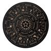 Tablero de Péndulo de Madera Luna Estrella Adivinación Energía Placa Tallada Tablero de Meditación Curativa Adornos Altar Metafísico Tablero Ouija
