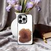 Art W-Wood G-Grain Natural Phone Case For iPhone17,16,15,14,13,12,11 Plus,Pro Max Black Candy Silver Phone Case