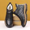 Quality Rubber Anti Slip Wear-resistant Sole Outdoor Casual Shoes Brand Mens Versatile Leather Shoes Fashion Hiking Sports Shoes