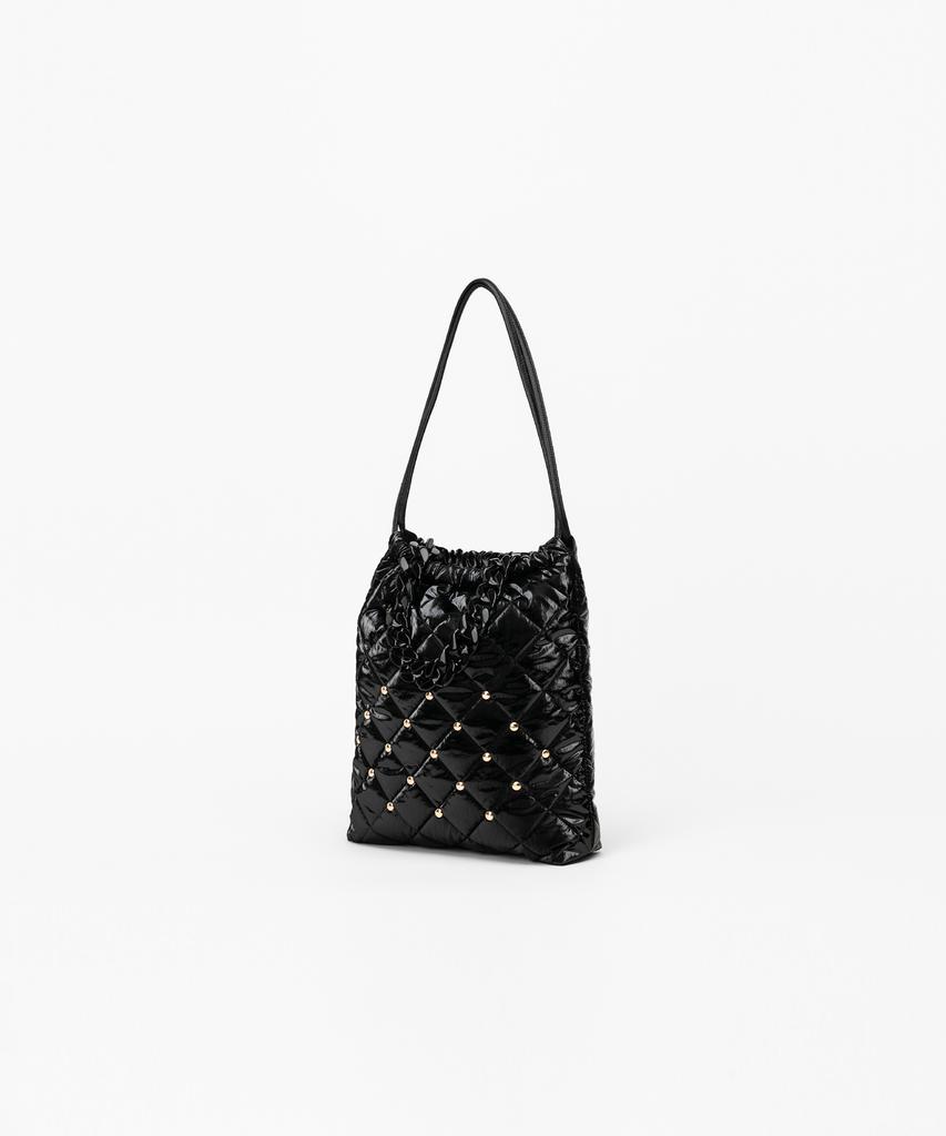 Jina In Ny Royal Princess Large Shoulder Bag [Black Quilting]