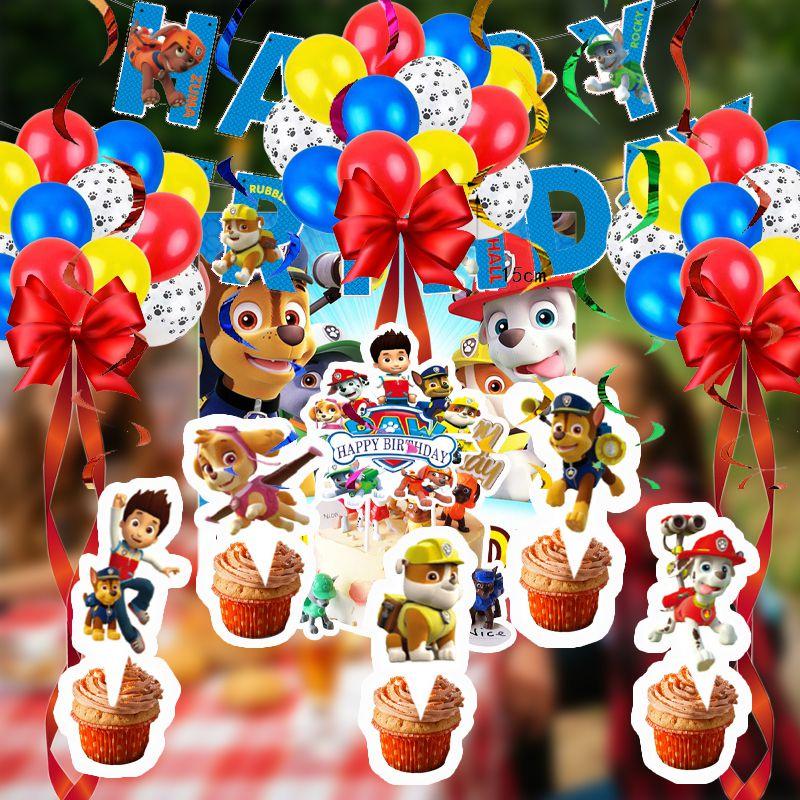 Fournitures de fête en papier Pat' Patrouille vibrantes pour les célébrations d'anniversaire d'enfants