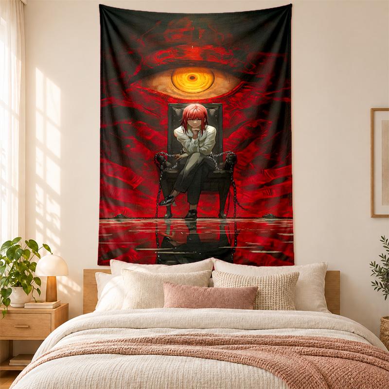 Arazzo Chainsaw Man alta qualità per decorare le pareti del soggiorno, della camera da letto, del dormitorio, ideale come decorazione murale per la camera da letto o come regalo di festa