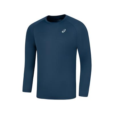 Comfortable Casual Long Sleeve Raglan T-Shirt Men Tops Dark-Blue 2011D047-401