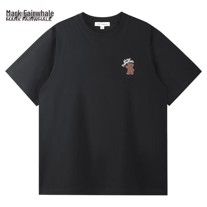 Mark Fairwhale Men's Embroidered Round Neck T-Shirt
