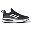 adidas FortaRun J Lace Running K Abrasion Resistant Breathable Low Top Sports Casual Shoes Black White Kids' GY7597