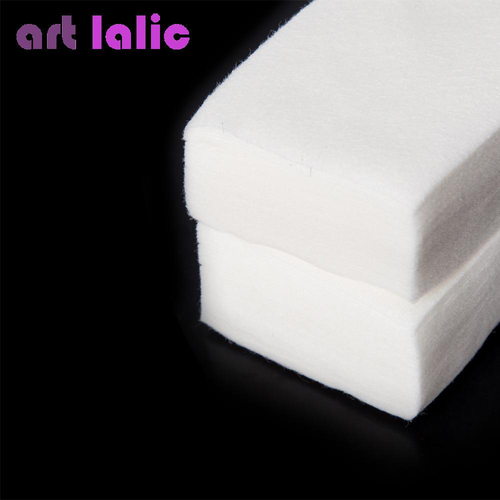 200Pcs Lint Free Nail Art Cleaner Cotton Wipes Nail Polish Remover Wipes Manicure Tool