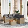 VidaXL Garden Lounge Set with Cushions 6 Pcs, Patio Sofas, Patio Furniture Set, Outdoor Furniture, Mix 3225968