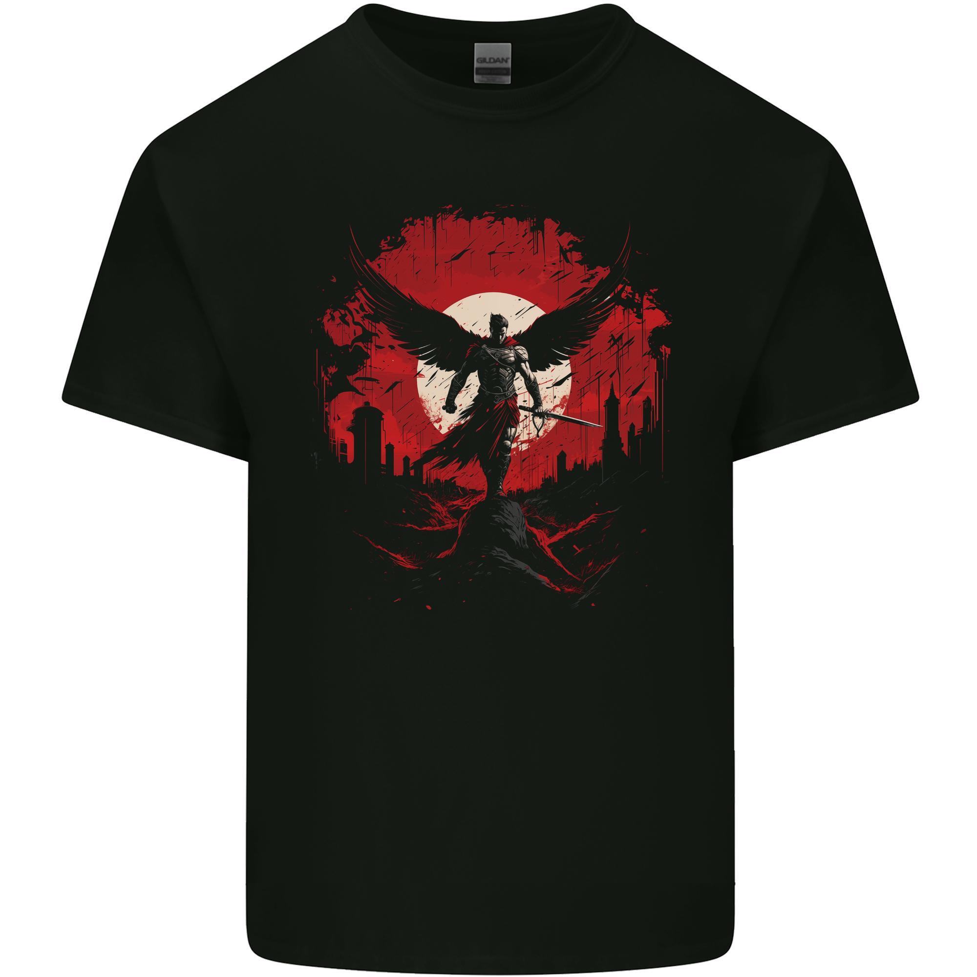 Victorious St Michael Archangel Warrior MMA Unisexs Light Cotton TShirt S