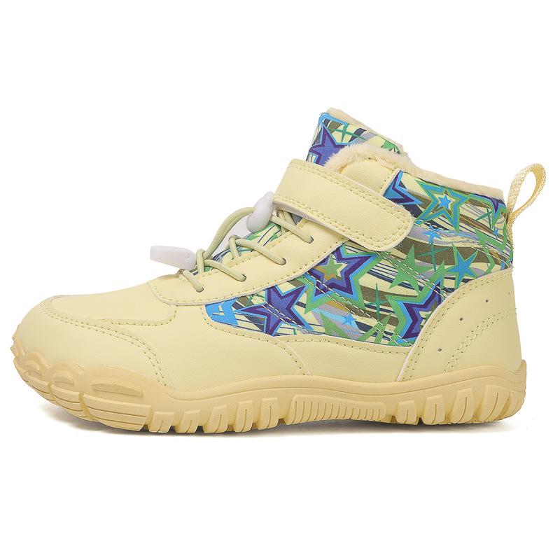 

Детские зимние сапоги, бархатные, мужские и женские, повседневные детские теплые хлопковые туфли для детей среднего и старшего возраста, холодостойкие сапоги-дутики 38