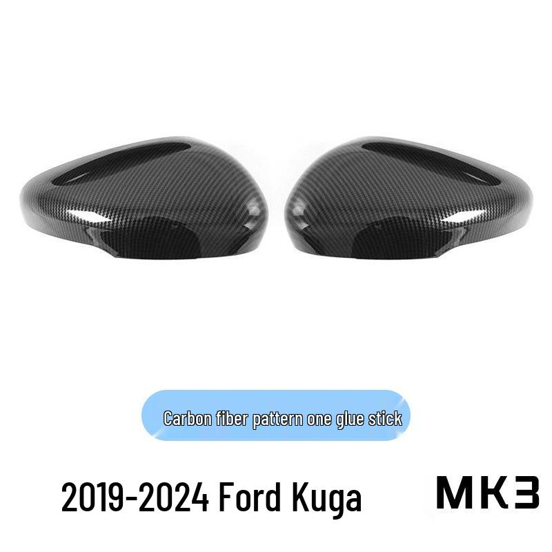 Copri specchietto retrovisore in fibra di carbonio per Ford Kuga MK3 2019-2024