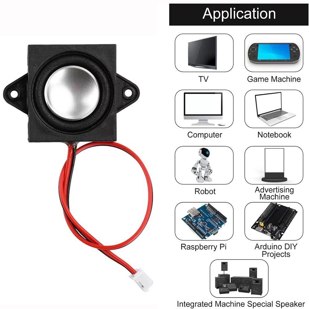 4R 3W Cavity Speaker 4 Ohm 3 Watt HIFI Speaker Accessories Portable Speaker Connector