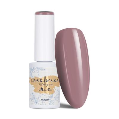 Lakier Hybrydowy Led/Uv Gel Polish Molly Nails @Bouquet By Laskovska Midnight Rose  Hema/Di-Hema Free 7G