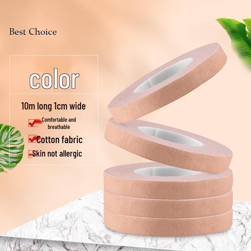 Breathable Guzheng and Pipa Fingernail Adhesive Tape - Professional Performance, Universal Type (10m, 5 Rolls, Random Colors)