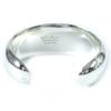 Excellent TIFFANY&Co. Bangle Facet Cuff Small Silver AG925 Women Used