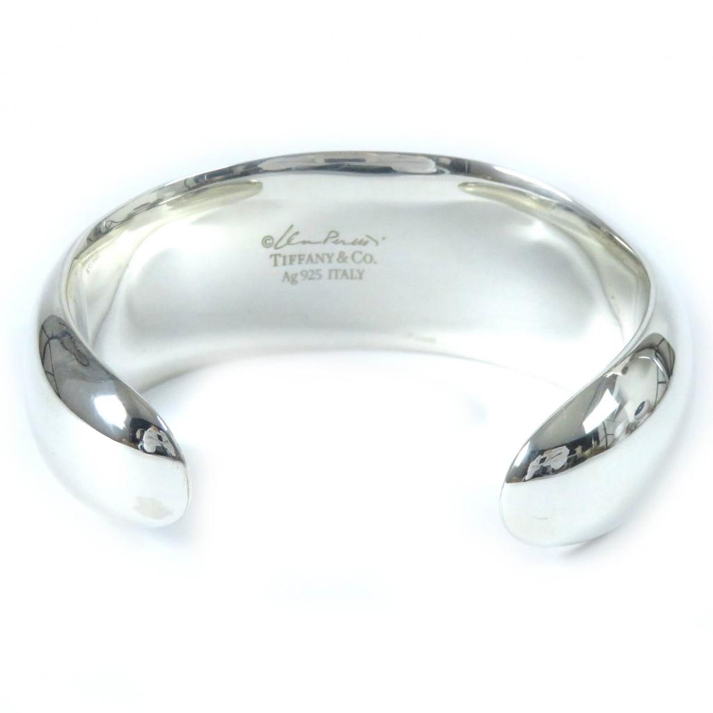 Excellent TIFFANY&Co. Bangle Facet Cuff Small Silver AG925 Women Used