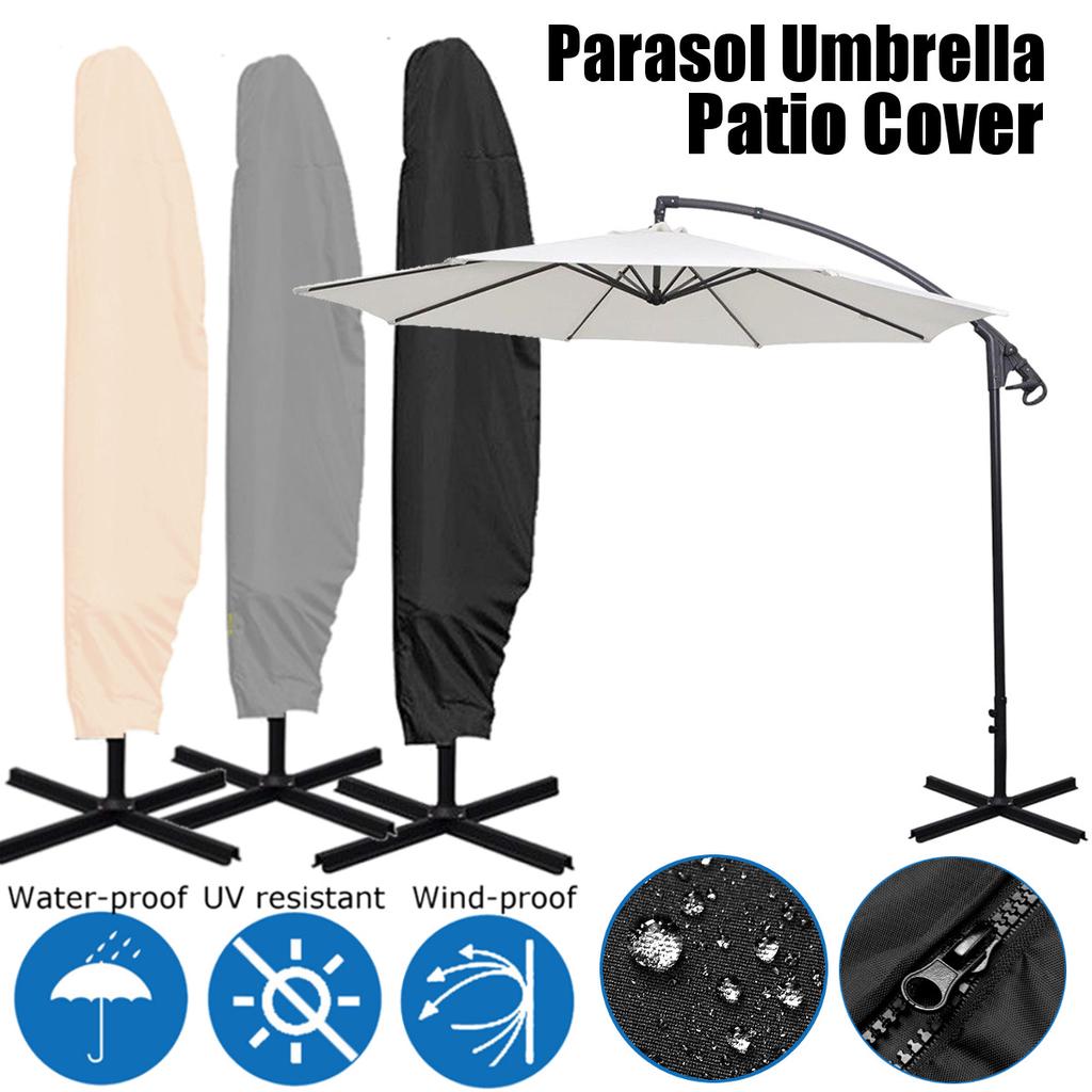 Buy Garden Cantilever Patio Umbrella Waterproof Protective Cover Full