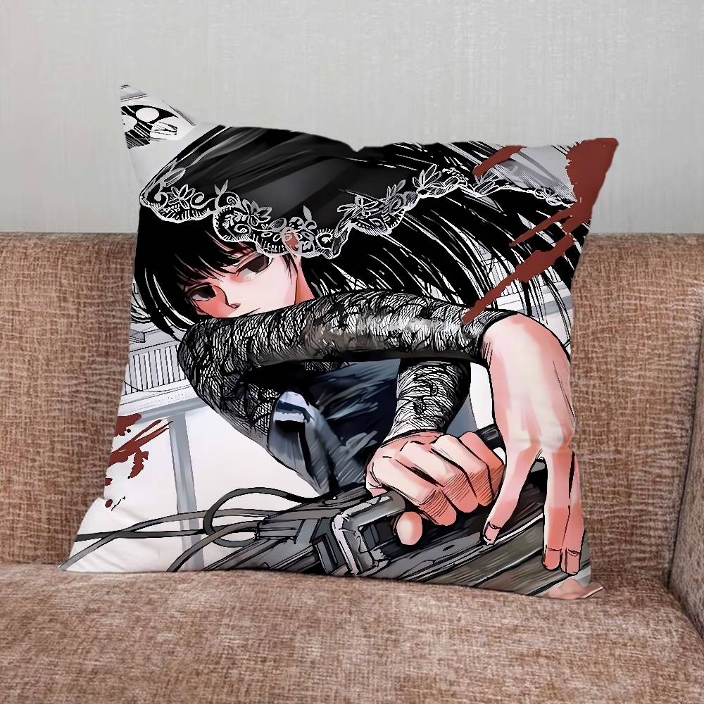 

OOsaragi Sakamoto Comics Days Pillow Case Pillowcase Home Sofa Cushions Car Cushions Pillowcover Office Pillowshell Pillow 30x30cm 12x12in