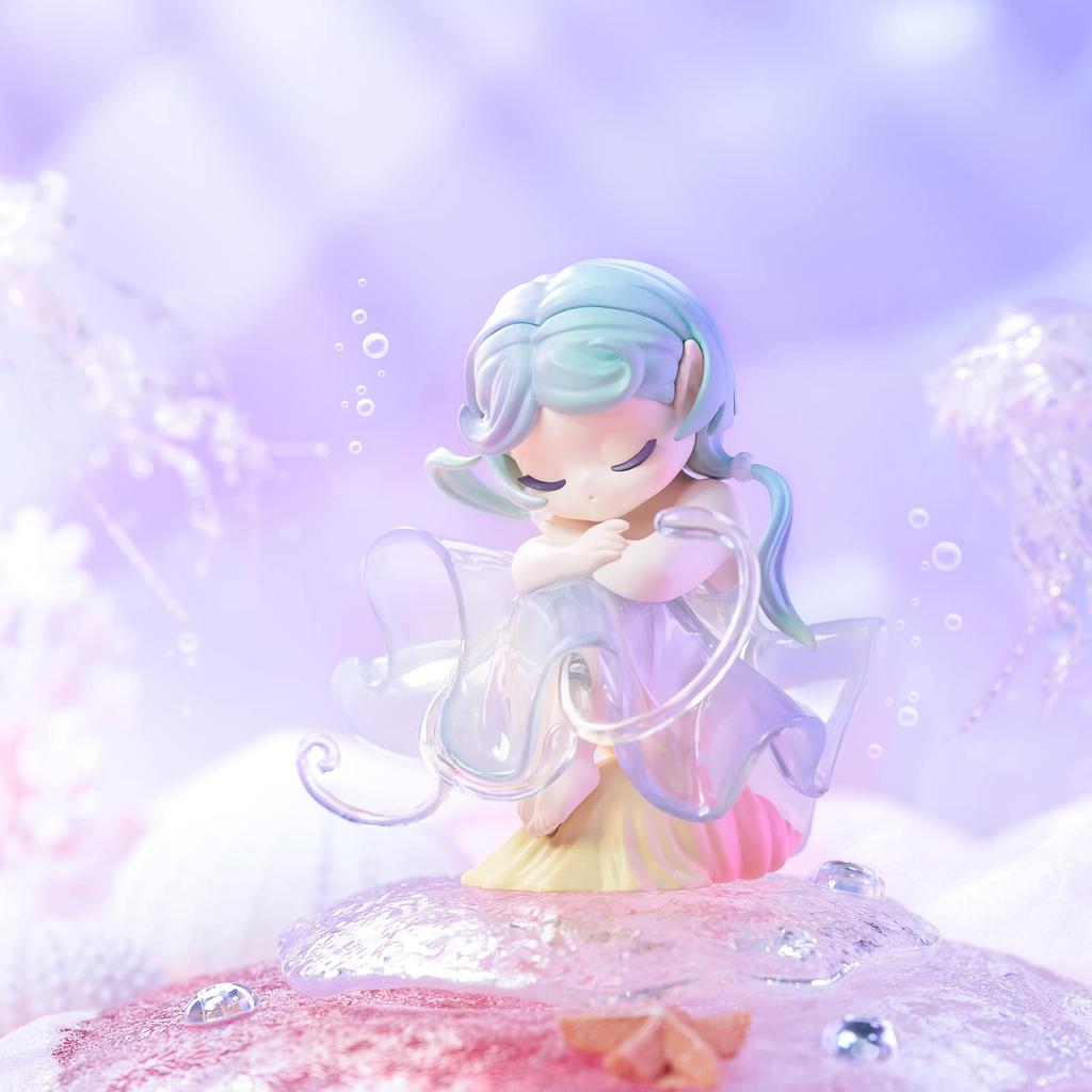 52TOYS SLEEP Elfové moře Mořská série Sběratelská figurka Slepý box Sběratelská figurka Malovaná Gacha Gacha Stolní dekorace Panenka Hračka Stolní dekorace