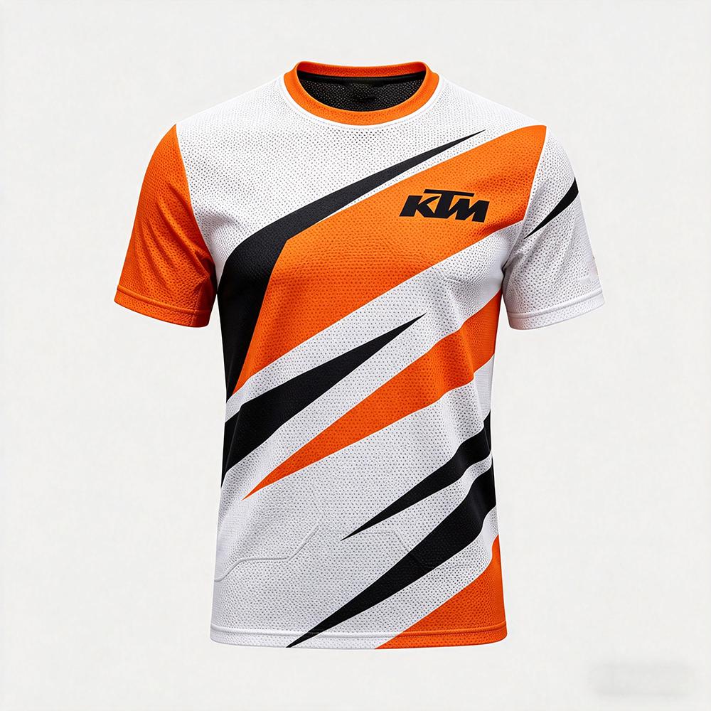 KTM Racing Team 3D Print T-Shirt Men Summer Short Sleeve Formula 1 Motorsport Sports Tee Casual Streetwear Top
