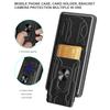 For Xiaomi Redmi Note 14 Pro 5G/Poco X7 5G Case PC+TPU Kickstand Phone Back Cover with Camera Slider