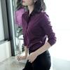 2023 Women's Clothing Skinny Solid Temperament Formal Turn-down Collar Business Casual Office Lady Elegant Spring Summer Blouses