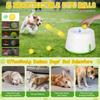 Lanceur de balles automatique pour chiens, Machine interactive de lancer de balle avec 3 niveaux de distance(20-46 pieds) & 5 Balles, Lanceur de Balle pour Chien pour Jouer à l'Intérieur et à l'Extérieur