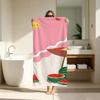 Cute Watermelon Surfboard Illustration Towel ultra-fine fiber quick drying absorbent bath towel, outdoor swimming sports towel