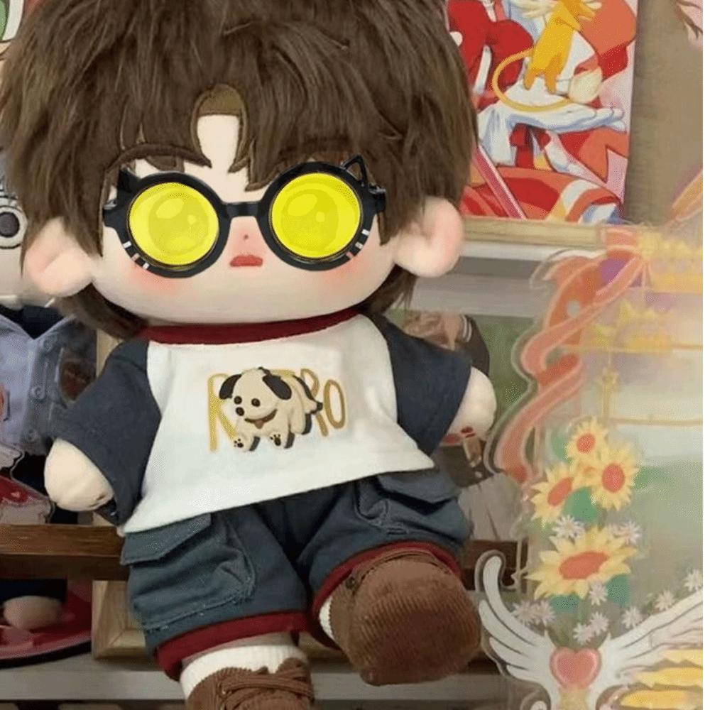 6.5CM Eyeglass Frame Toys Labubu Glasses Miniature Doll Glasses  Doll Decorations