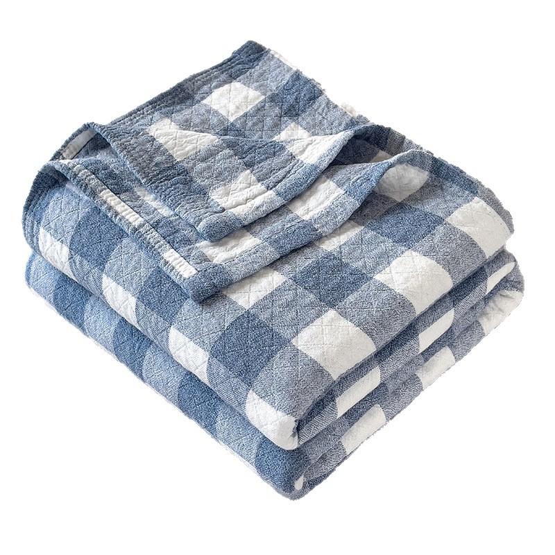 Class A Three-layer Gauze Throw Blanket Winter Naptime Cotton Towel Quilt Sun Cover Quilt Soft Adult Sofa Blanket For Home Office Use