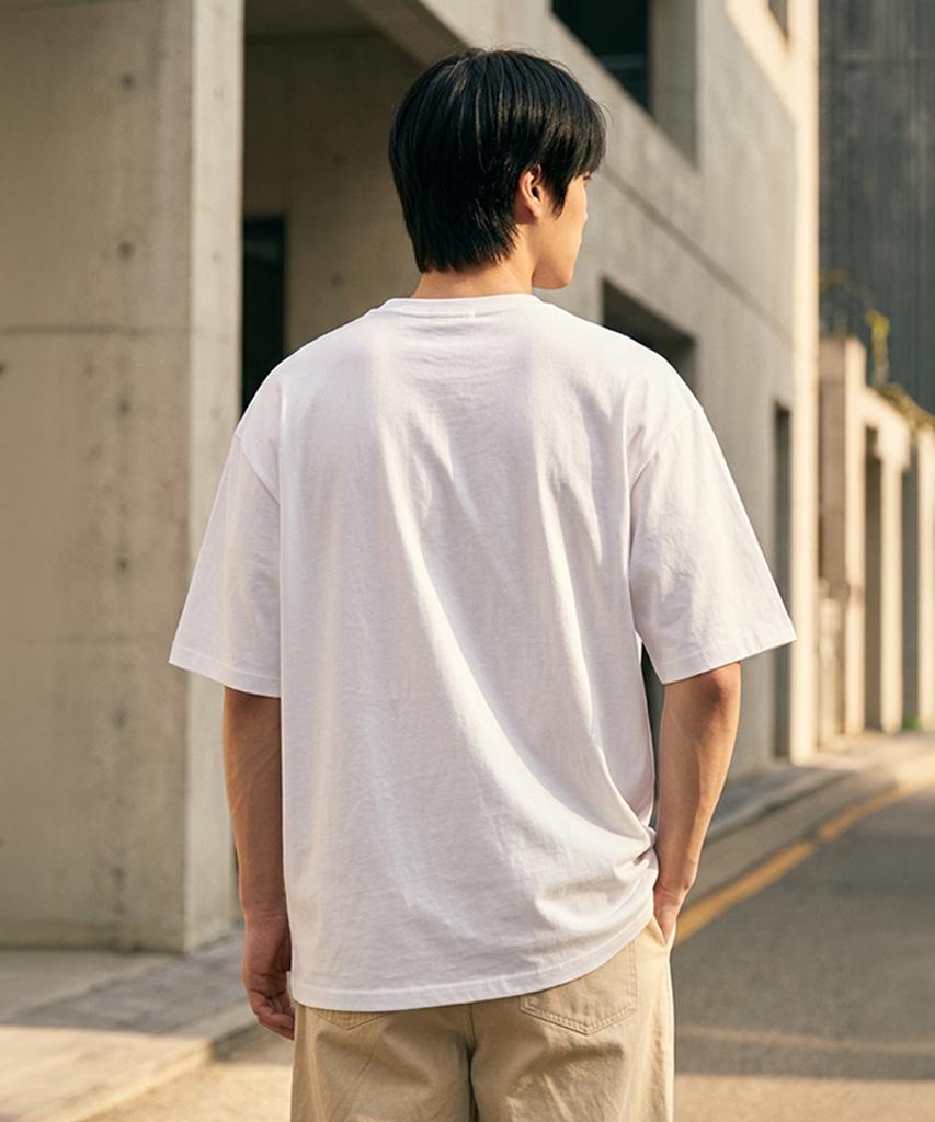 Osillos C97 Surfing Car Oversized Short Sleeve T-Shirt_White