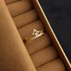 Light Luxury High-end Zircon Index Finger Ring Niche Retro Palace Style Ring Fashion Temperament Medieval Style Ring Female