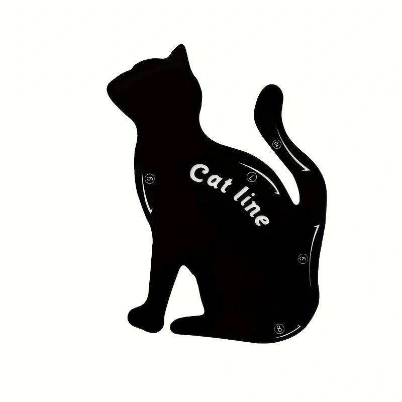 2Pcs/set Easy To Make Up Eye Makeup Tool Eye Template Shaper Model Cat Line Stencils Eyeliner Card Cat Line Eyeliner Stencils