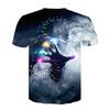 Funny T-shirts Psychedelic T Shirt Men Women Mushroom Anime T Shirt Geometric T-shirts 3d Print KTB
