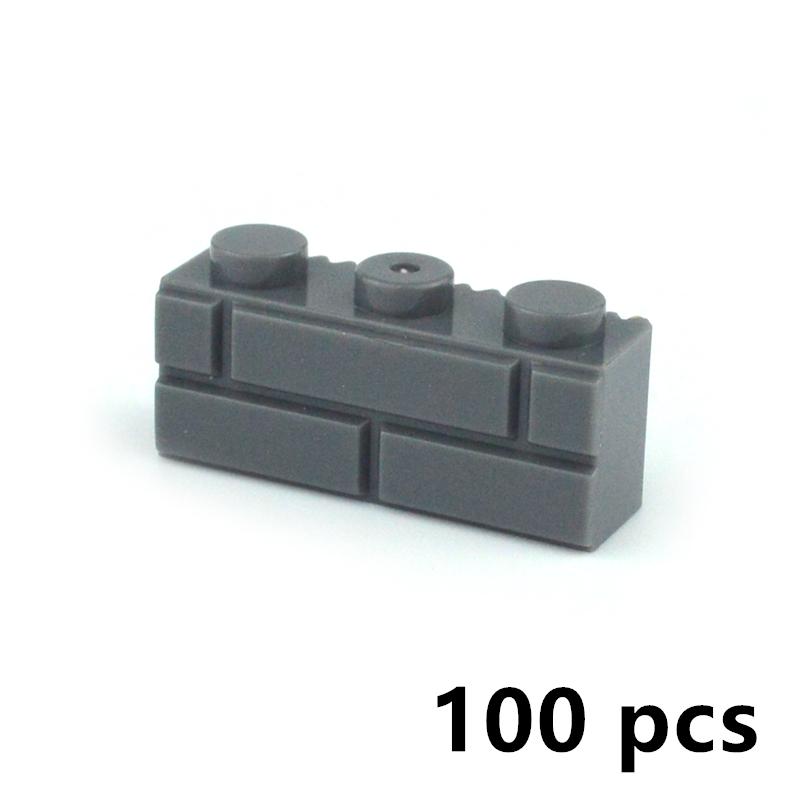 DIY Building Blocks Wall Figures Bricks 1x2 1x3 1x4 L Dots Educational Creative Construction Brick Size Compatible Small Bricks