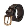 Handmade Retro First-Layer Cowhide Belt Men'S Genuine Leather Pin Buckle Youth Simple And Versatile Casual Jeans Belt Men'S