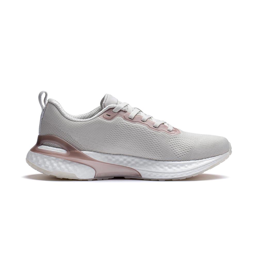 New LiNing Cushioning And Breathable Low Top Casual Running Shoes Women's Antarctic Gray ARHT008-7