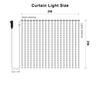 Smart LED Curtain Light APP Control RGB Dimmable DIY Pattern Music Ambient Lighting For Home Holiday Party Christmas Decoration