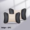 Gtxbn6 Leather Car Seat Headrest Memory Foam Comfort Neck PillowFor Seat Leon Ibiza Ateca Arona Toledo Altea Alhambra Auto Accessories