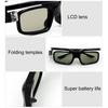 GL1800 3D Glasses Lightweight High-definition Image PC Black Active Shutter 3D Eyeglasses for DLP LINK 3D Projectors/TVs