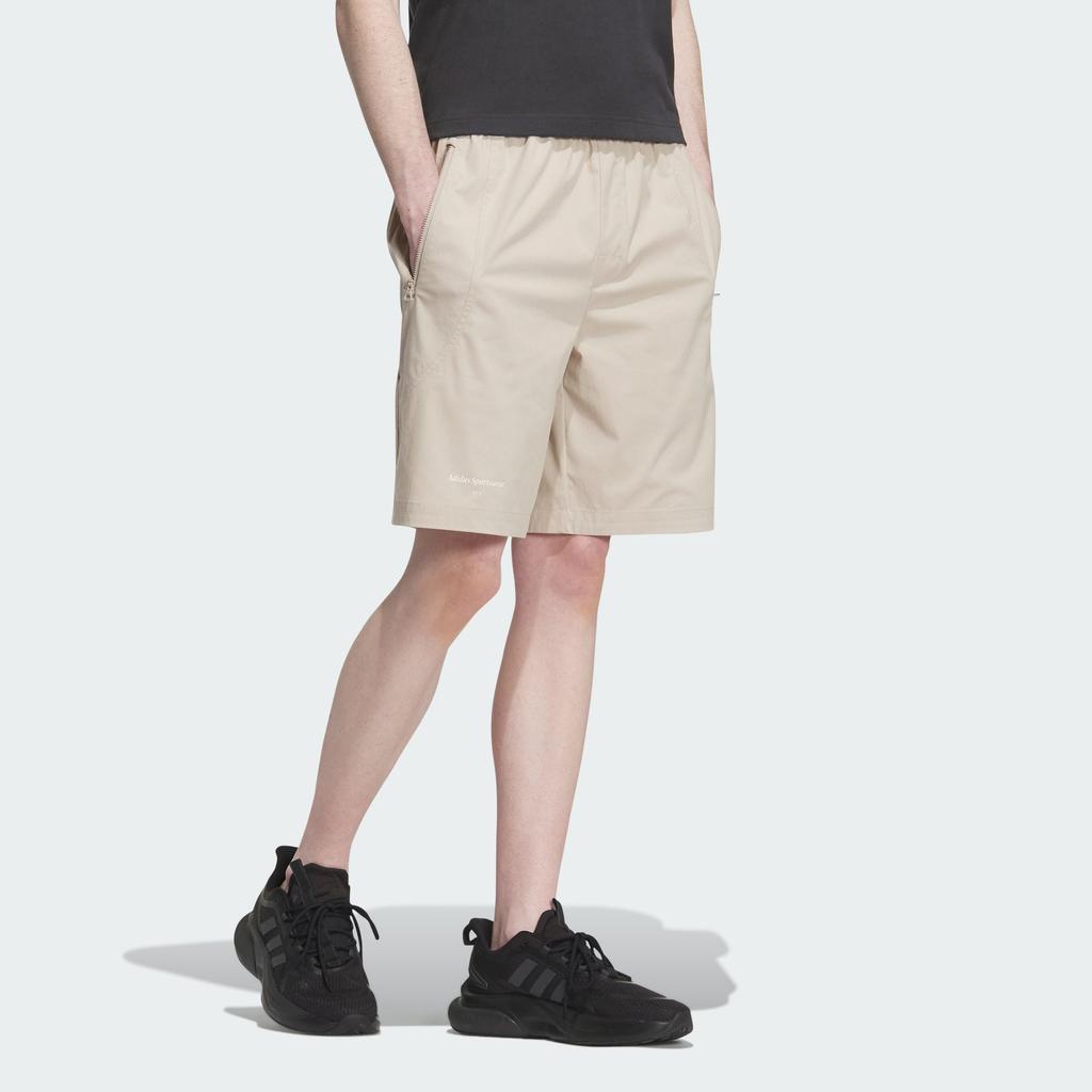 Adidas Sportswear Lounge Half Shorts Men Bottoms Beige IP4957