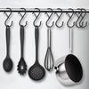 S-shaped Hook Kitchen Storage Rack Pot Rack Garden Hanging Buckle Bag Clothes Towel Closet Pole Hook S-shaped 2-10pcs