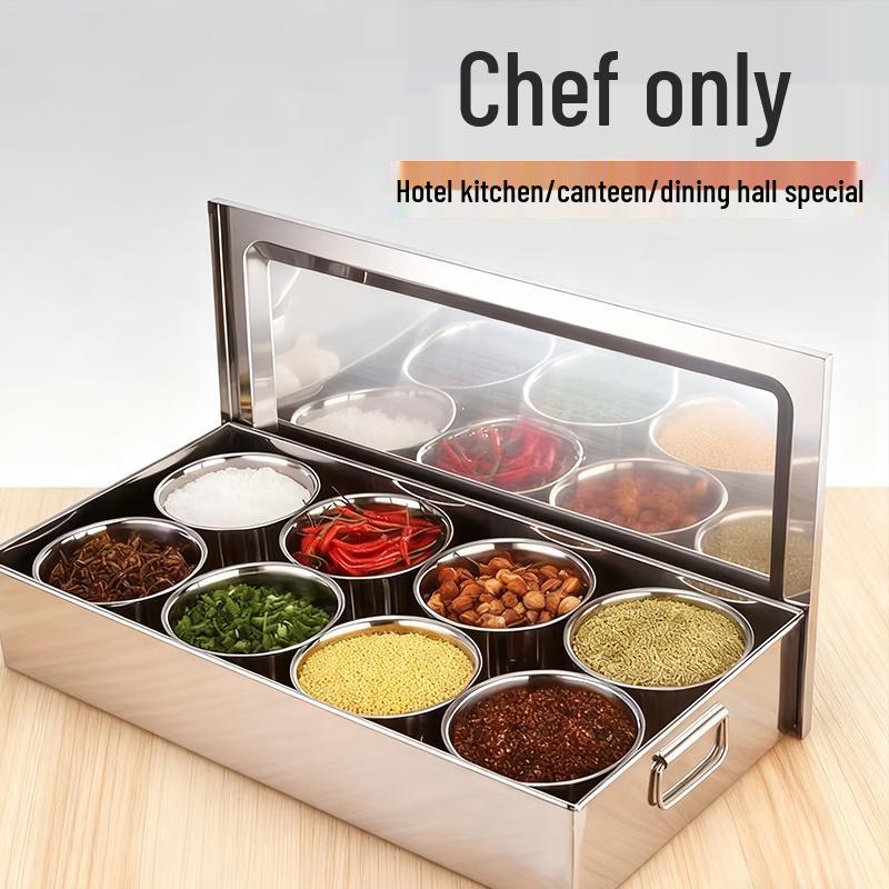 Lu Fenglai Stainless Steel Spice Container Set