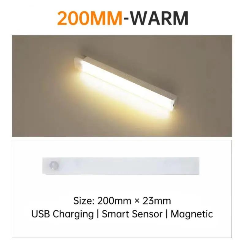Bil Interiør Lys Strip Bar Lampe for Van Bus Caravan Type-C Lading Led Bagasjerom Lys Trådløs Bevegelsessensor Lys