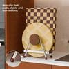 Wooden Kitchen Dish Drying Rack With Trapezoid Design For Home Use