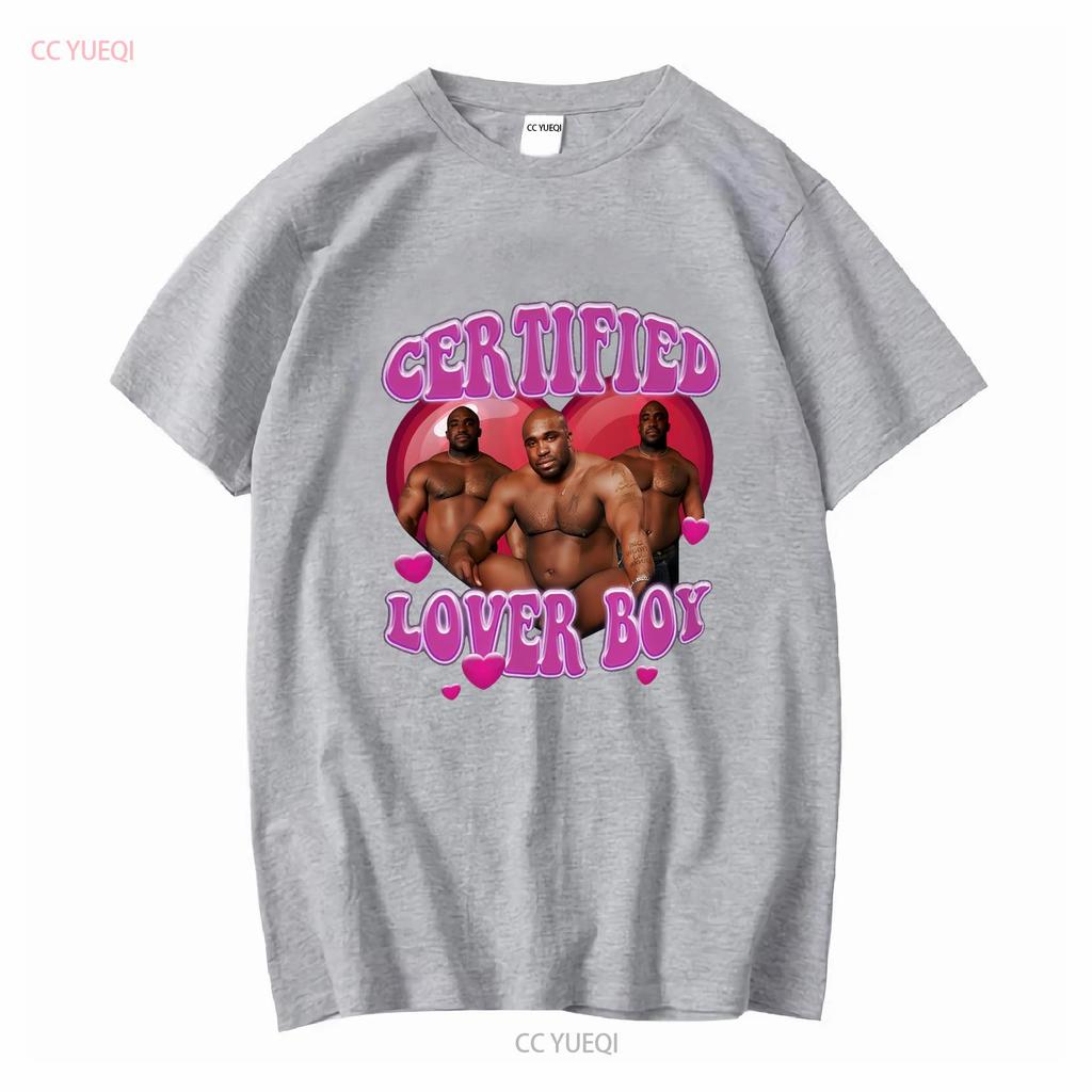 T-shirt Meme Barry Wood Seduto sul Letto Certified Lover Boy Felpa Regalo Divertente Rude Scherzo da Ufficio maniche lunghe o corte vintage