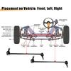 UXCELL 2pcs Front Rear Sway Bar Links No.K750063 Stabilizer End Link for Land Rover